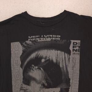 Deftones Band Crew Neck Short Sleeve T Shirt Mens Size Medium M Black